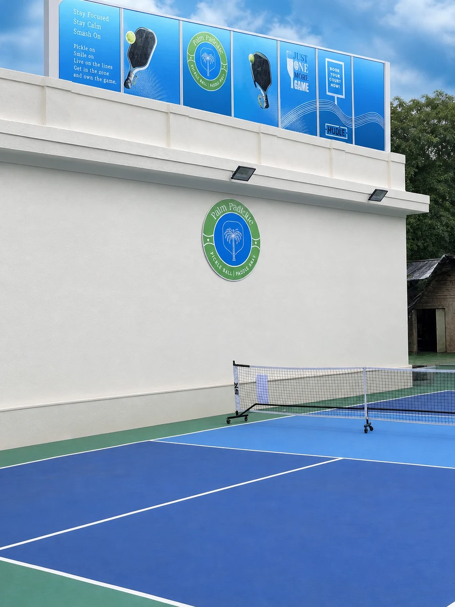 Outdoor sports court